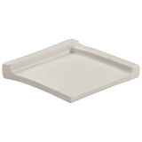 Roller Cross White 4x4 Handmade Matte Ceramic Tile - Lux Tile