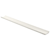 Roller White Fluted Column 4x36 3D Handmade Matte Ceramic Tile