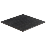 Era Charcoal Black 1x6 Stacked Matte Porcelain Mosaic Tile - Durable Limestone Look