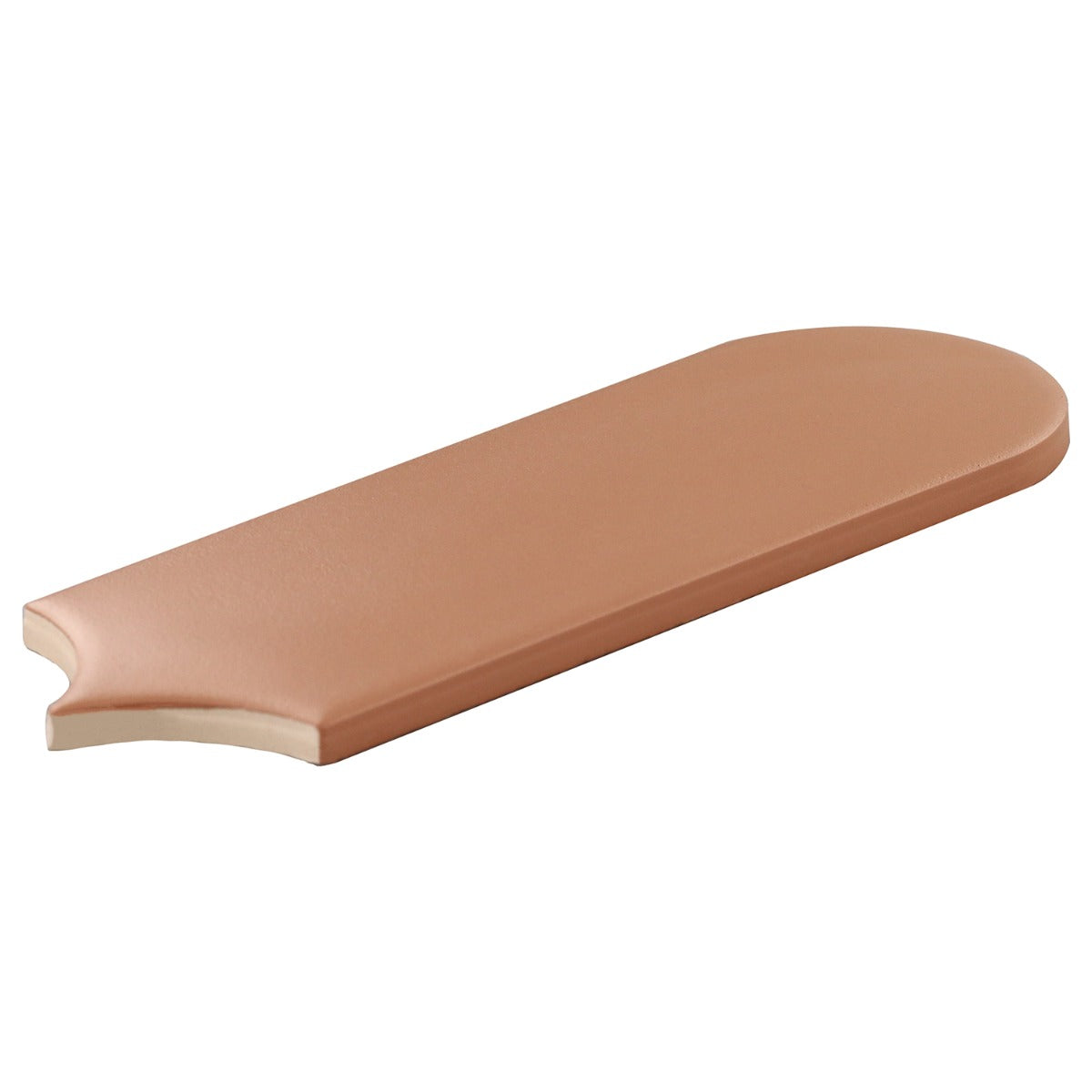 Parry Clay Terracotta Fishscale Matte Ceramic Wall Tile - 3x8