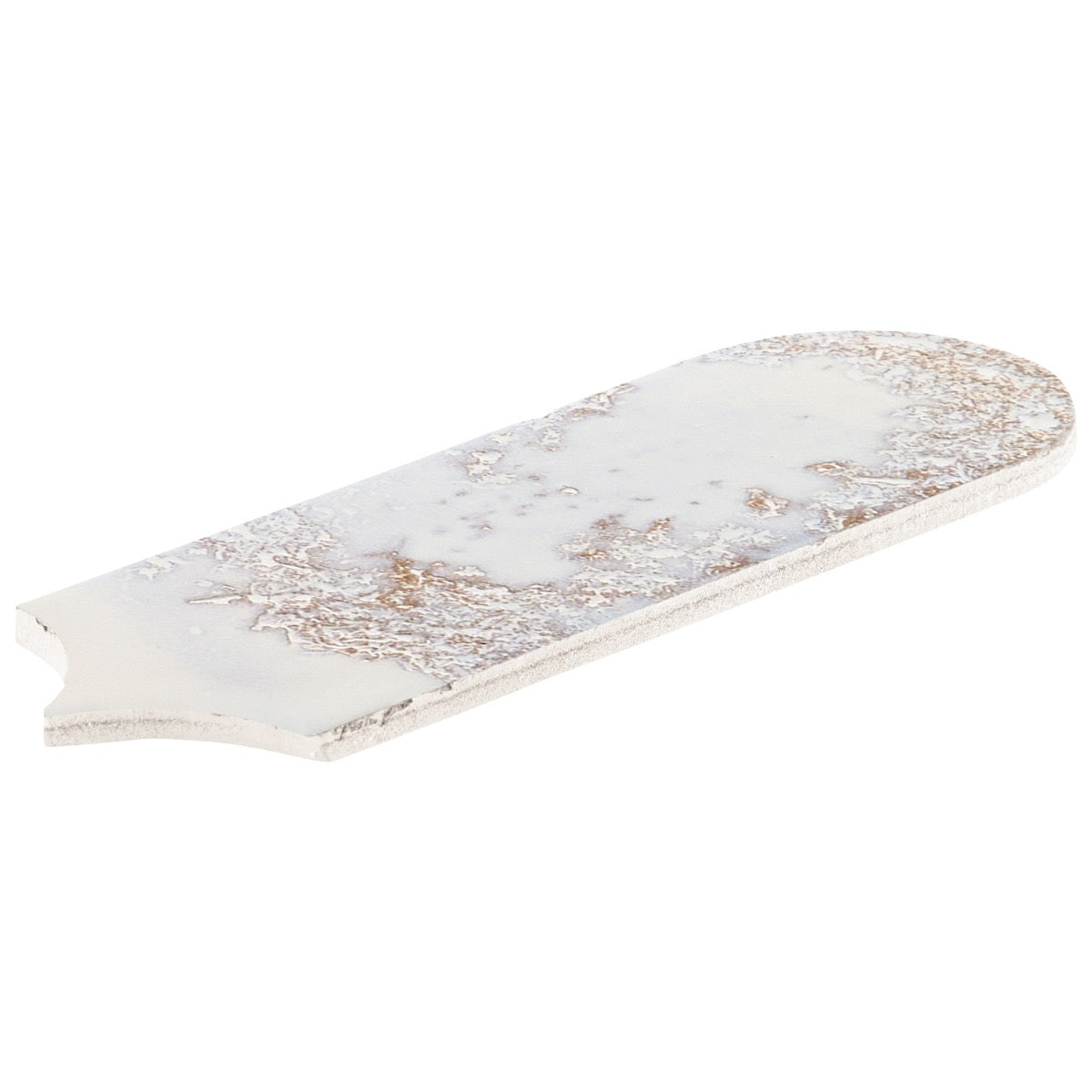 Corali Reef White 3x9 Textured Satin Ceramic Tile - Lux Tile