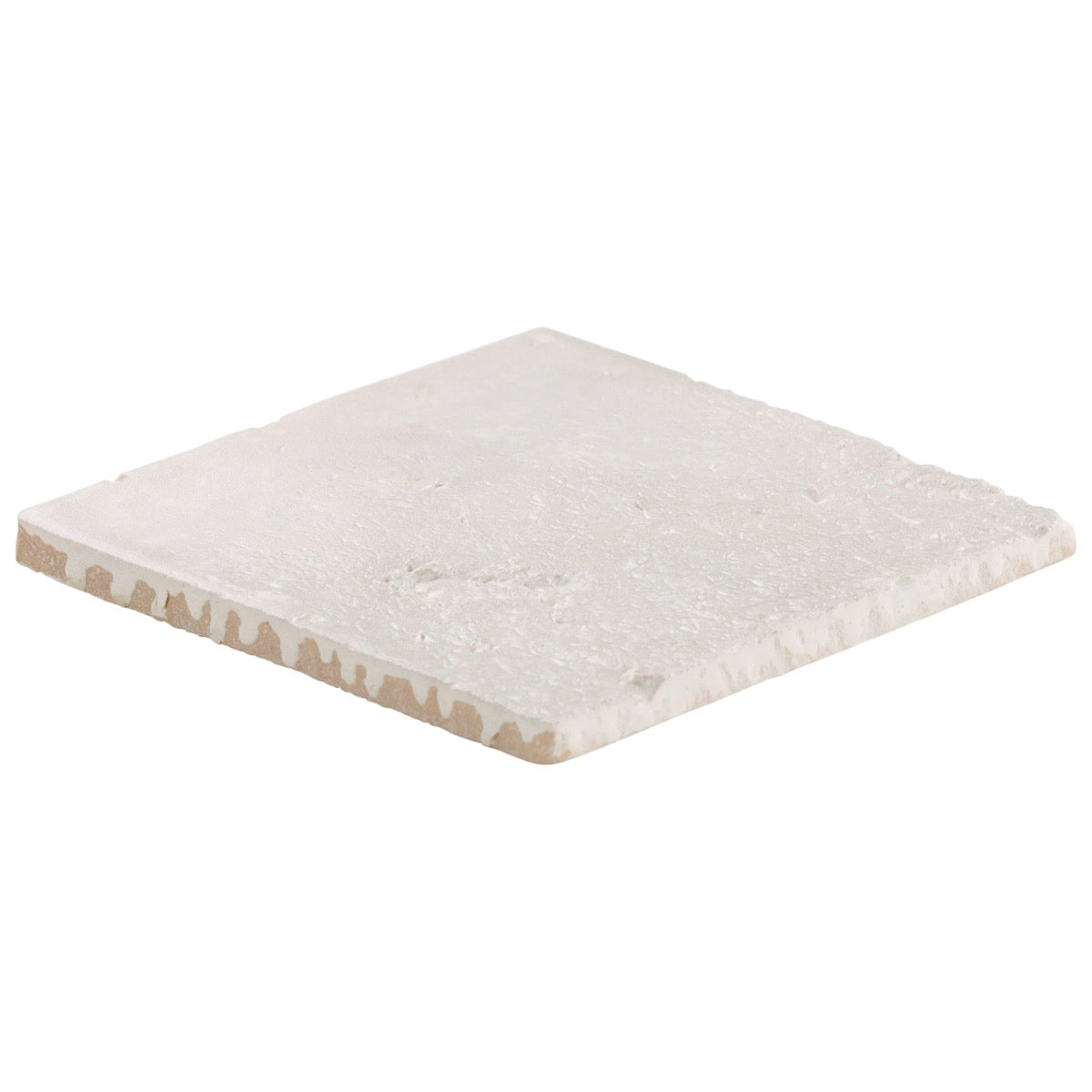 Navari White 5x5 Textured Matte Ceramic Tile - Tilebar