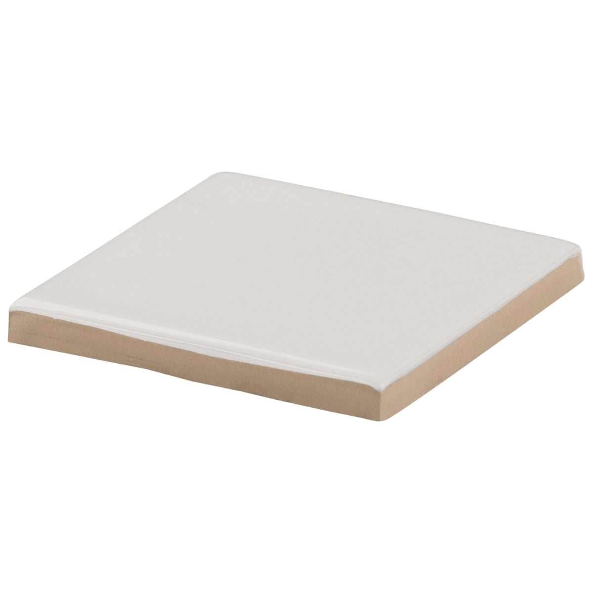 Morocco Blanco White 4x4 Glossy Porcelain Tile - Lux Tile