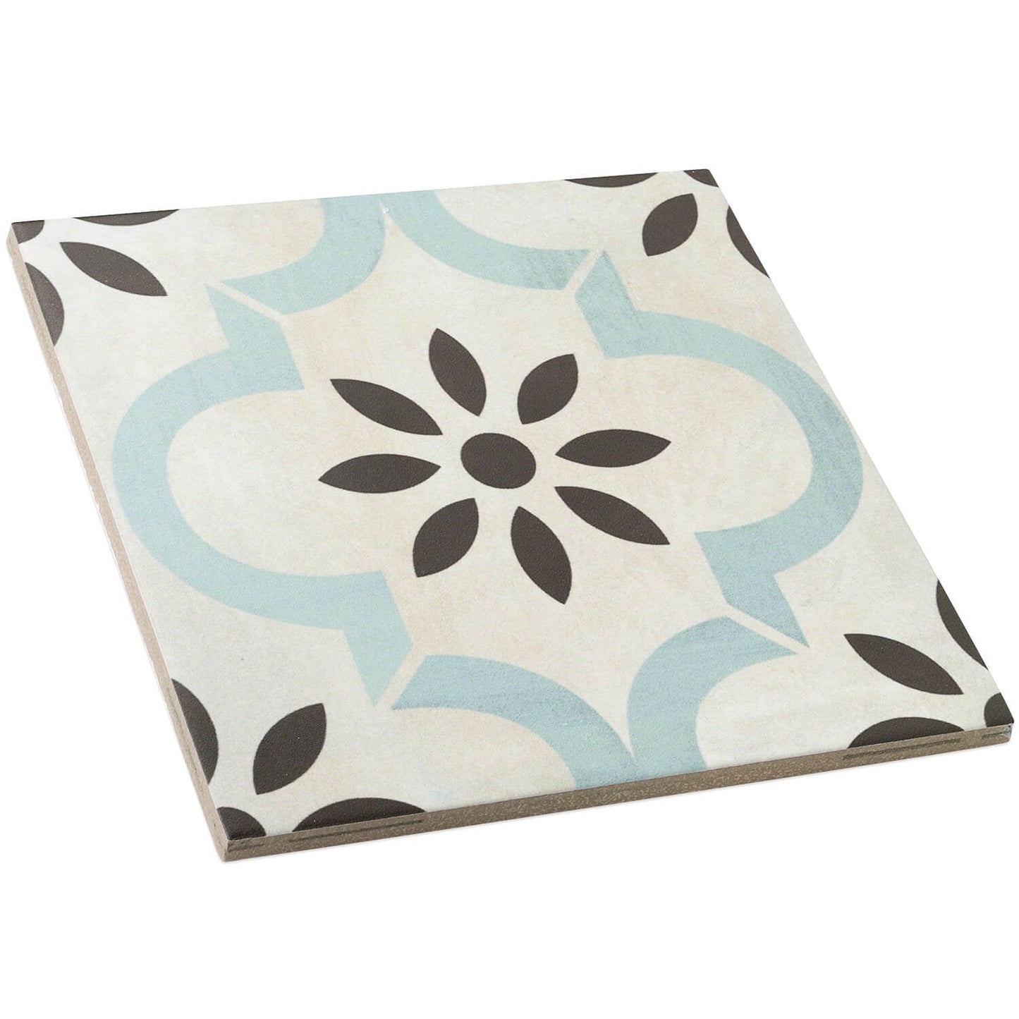 Bella Prado Blue 9x9 Matte Porcelain Tile for Residential and Commercial Use