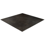 Santo Charcoal Black Matte Porcelain Tile 36x36 - Lux Tile