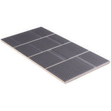 Division Antracite Black 8x16 Fluted Matte Ceramic Wall Tile
