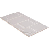 Division Silver 8x16 Fluted Matte Ceramic Wall Tile by Lux Tile