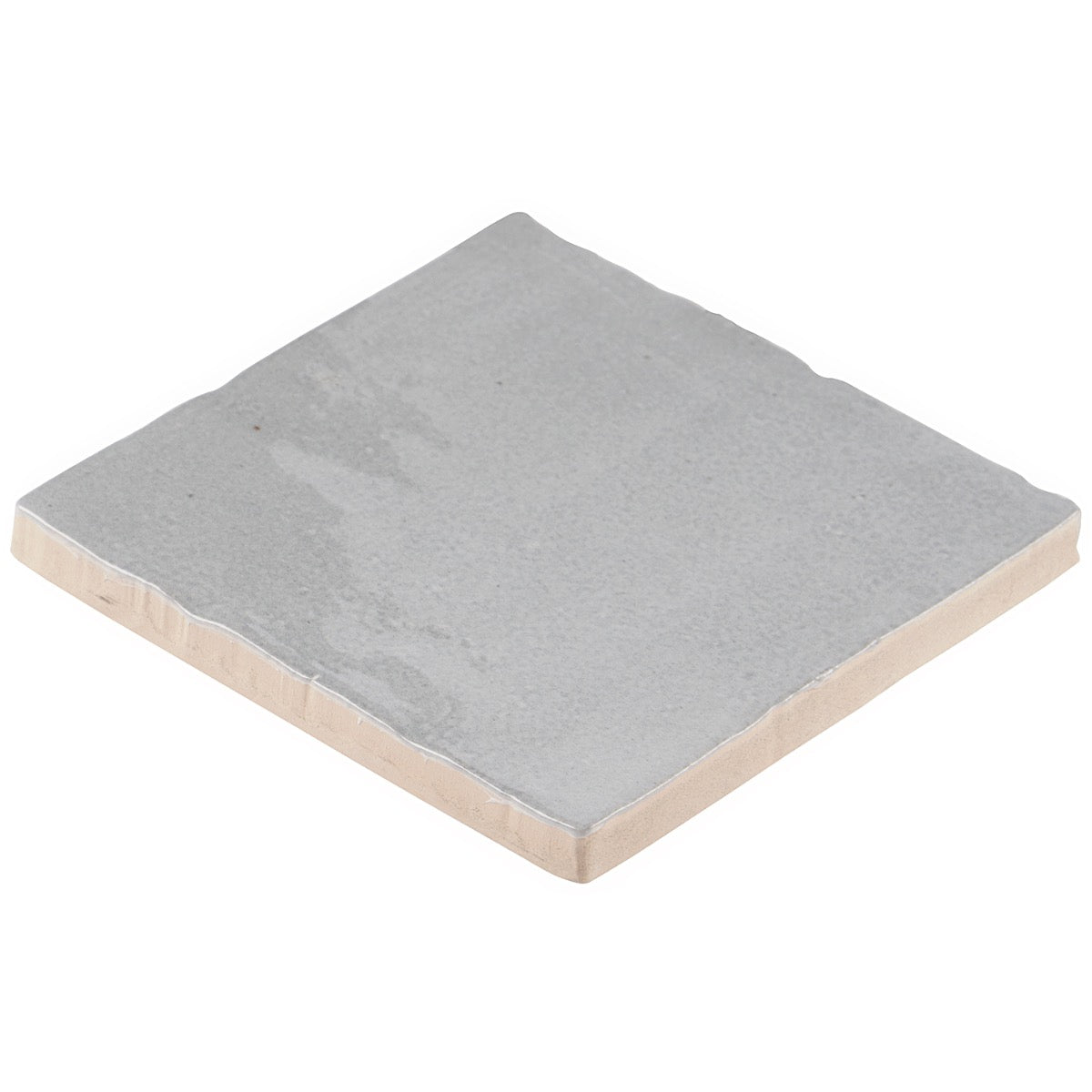 Portmore Gray 4x4 Glossy Ceramic Tile - Lux Tile