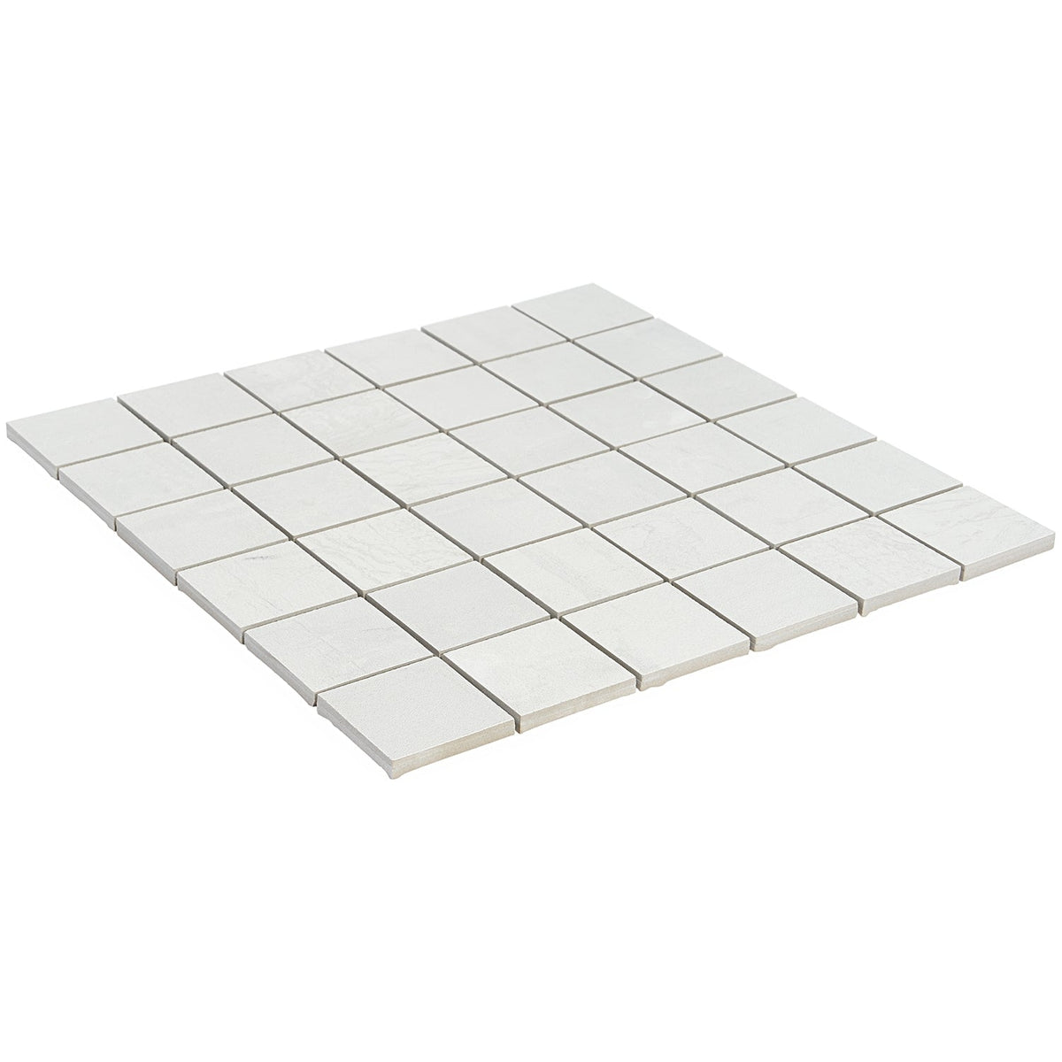 Angela Harris Inspira Light Silver 2x2 Matte Porcelain Mosaic Tile