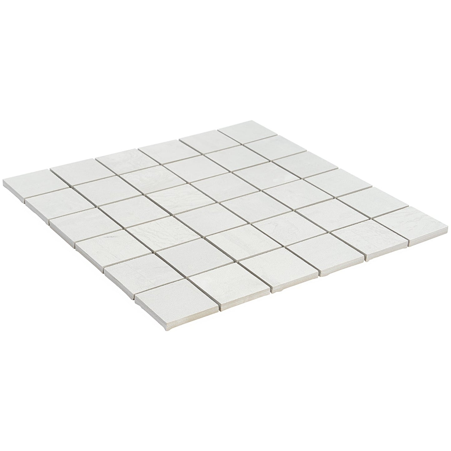 Angela Harris Inspira Light Silver 2x2 Matte Porcelain Mosaic Tile