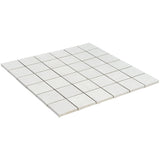 Angela Harris Inspira Light Silver 2x2 Matte Porcelain Mosaic Tile