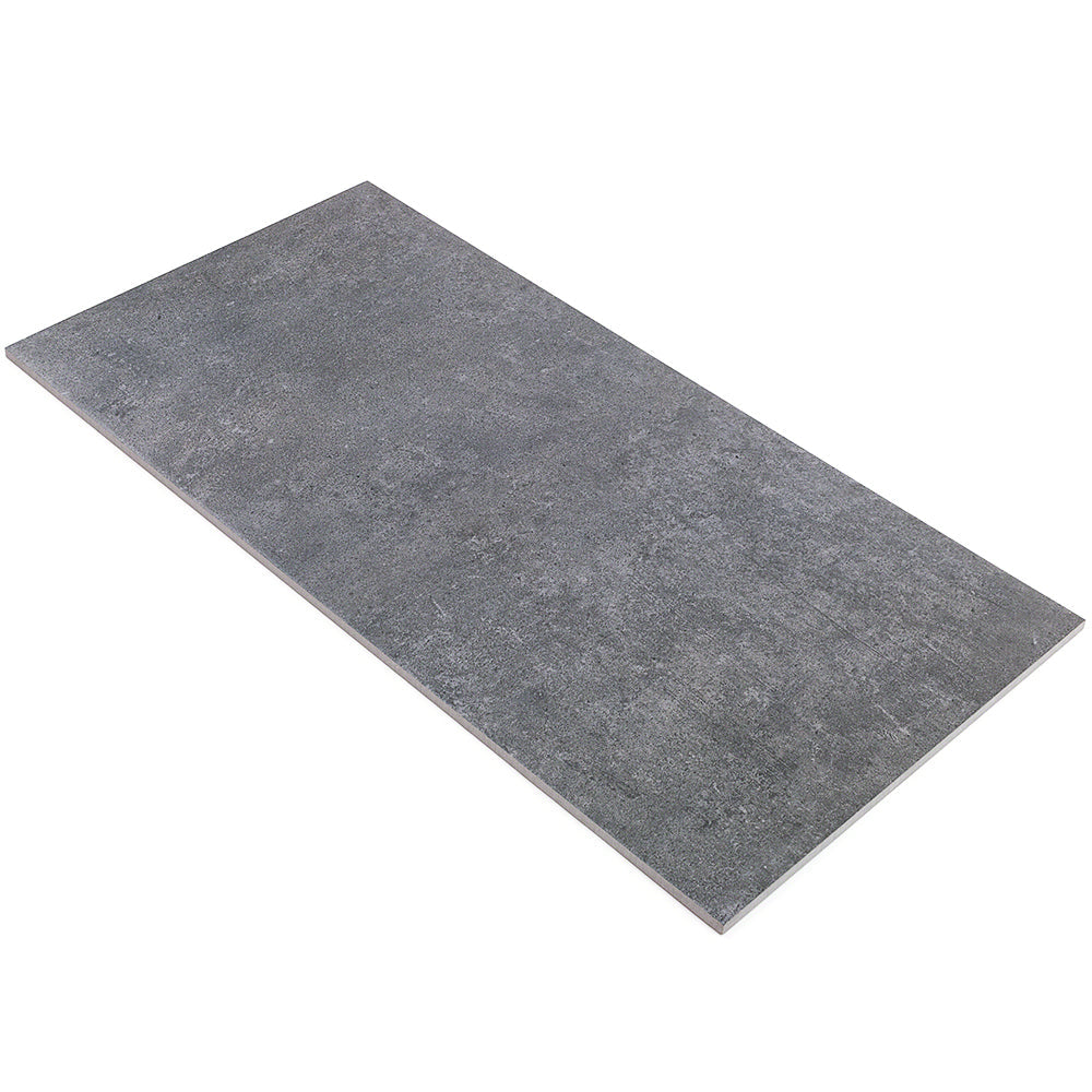 Marbella Smoky Gray Matte Porcelain Tile - 12x24 Inch