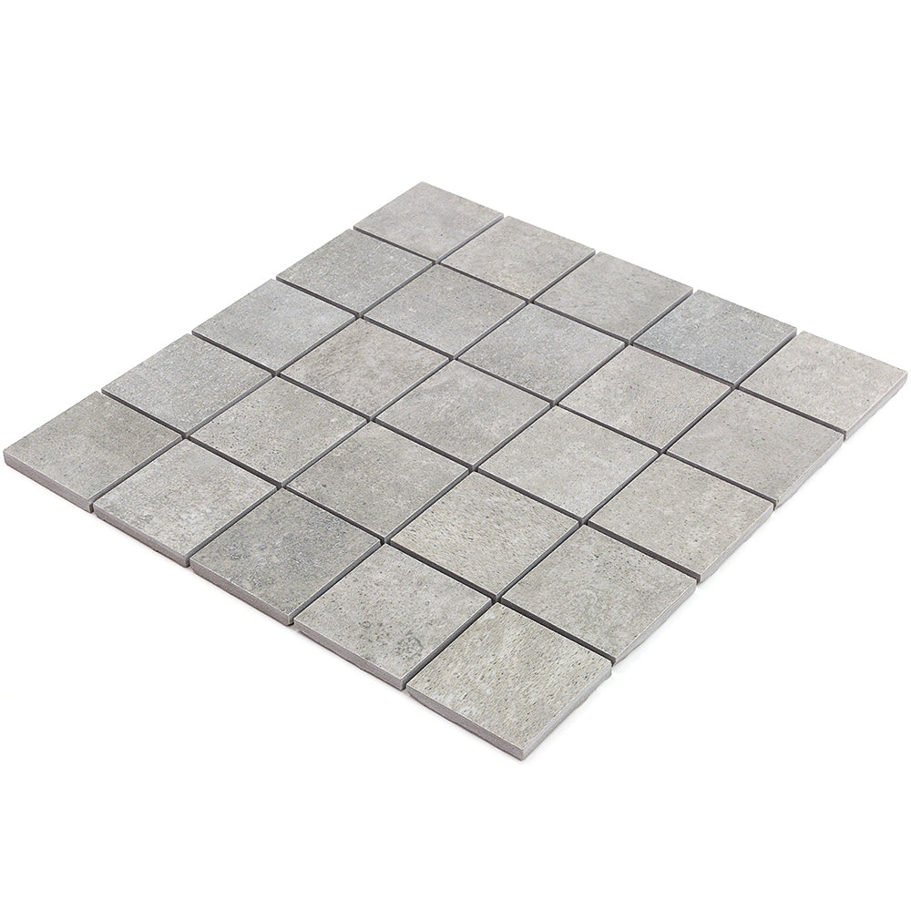 Marbella Greige 2x2 Matte Porcelain Mosaic Tile - Lux Tile