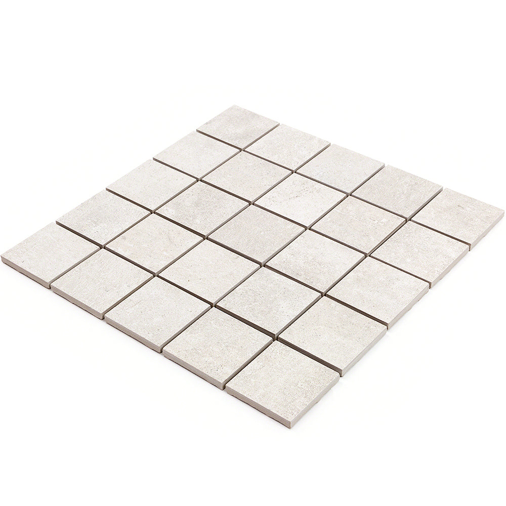 Marbella Desert Sand Beige 2x2 Matte Porcelain Mosaic Tile - Lux Tile