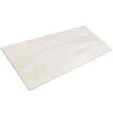 Instinct Murmur Canvas Beige 12x32 3D Matte Ceramic Wall Tile