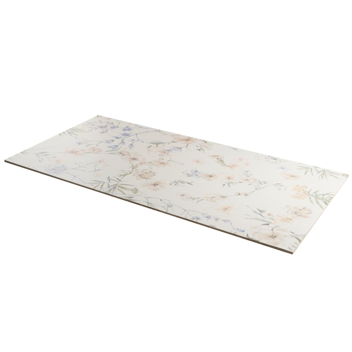 Lux Tile Wakana Spring White 24x48 Matte Porcelain Tile