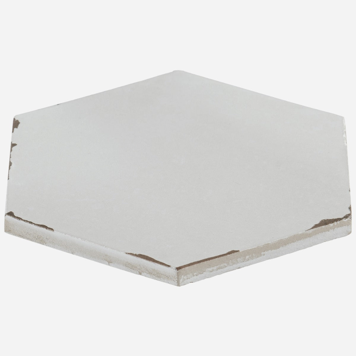 Lux Tile Sasha Hex Gray Matte Porcelain Tile 6"