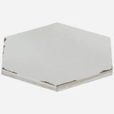 Lux Tile Sasha Hex Gray Matte Porcelain Tile 6"