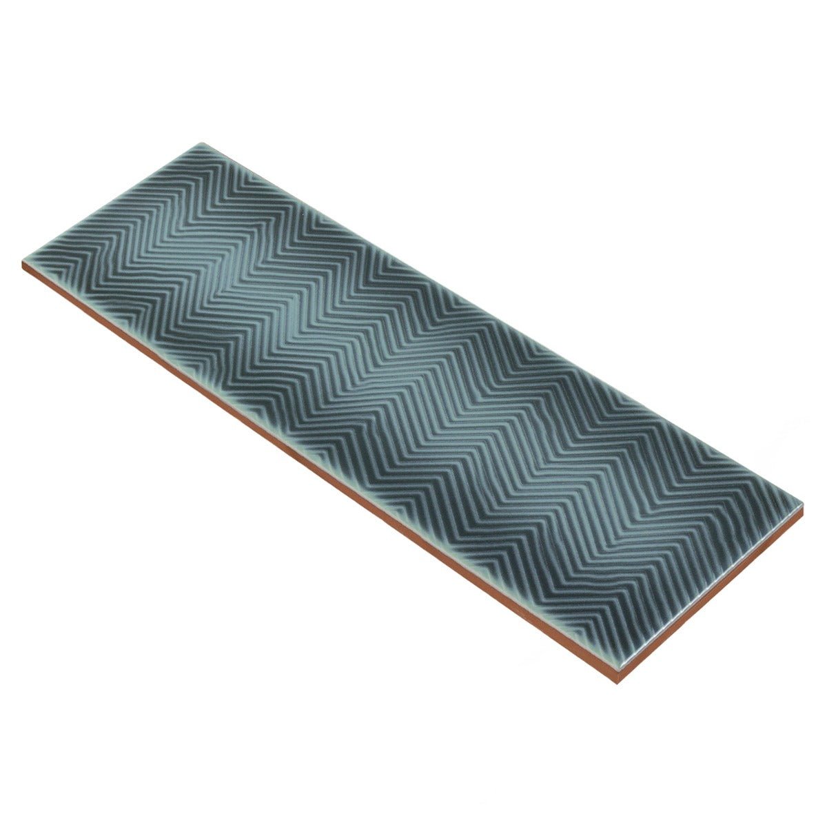 Splendor Blue 4x12 Polished Ceramic Subway Tile - Made in Spain