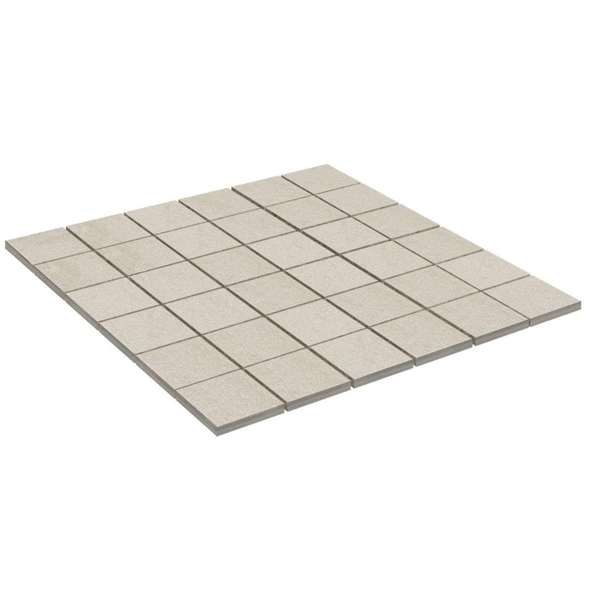 Karo White 2x2 Matte Porcelain Mosaic Tile - Durable and Stylish