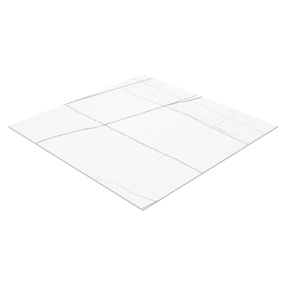 Minera Sahara Blanco White 24x48 Polished Porcelain Tile - Lux Tile