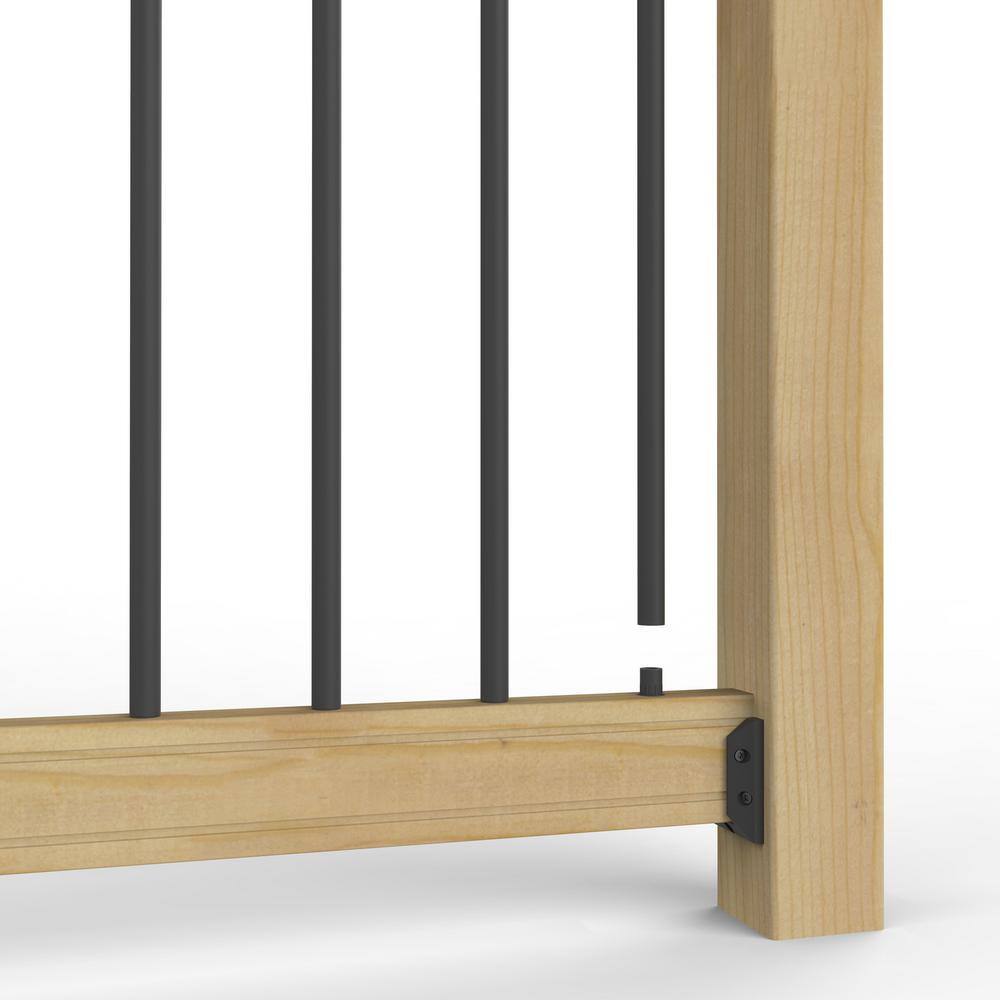 Deckorators 32 in. x .75 in. Satin Black Aluminum Round Classic Baluster (100-Pack)