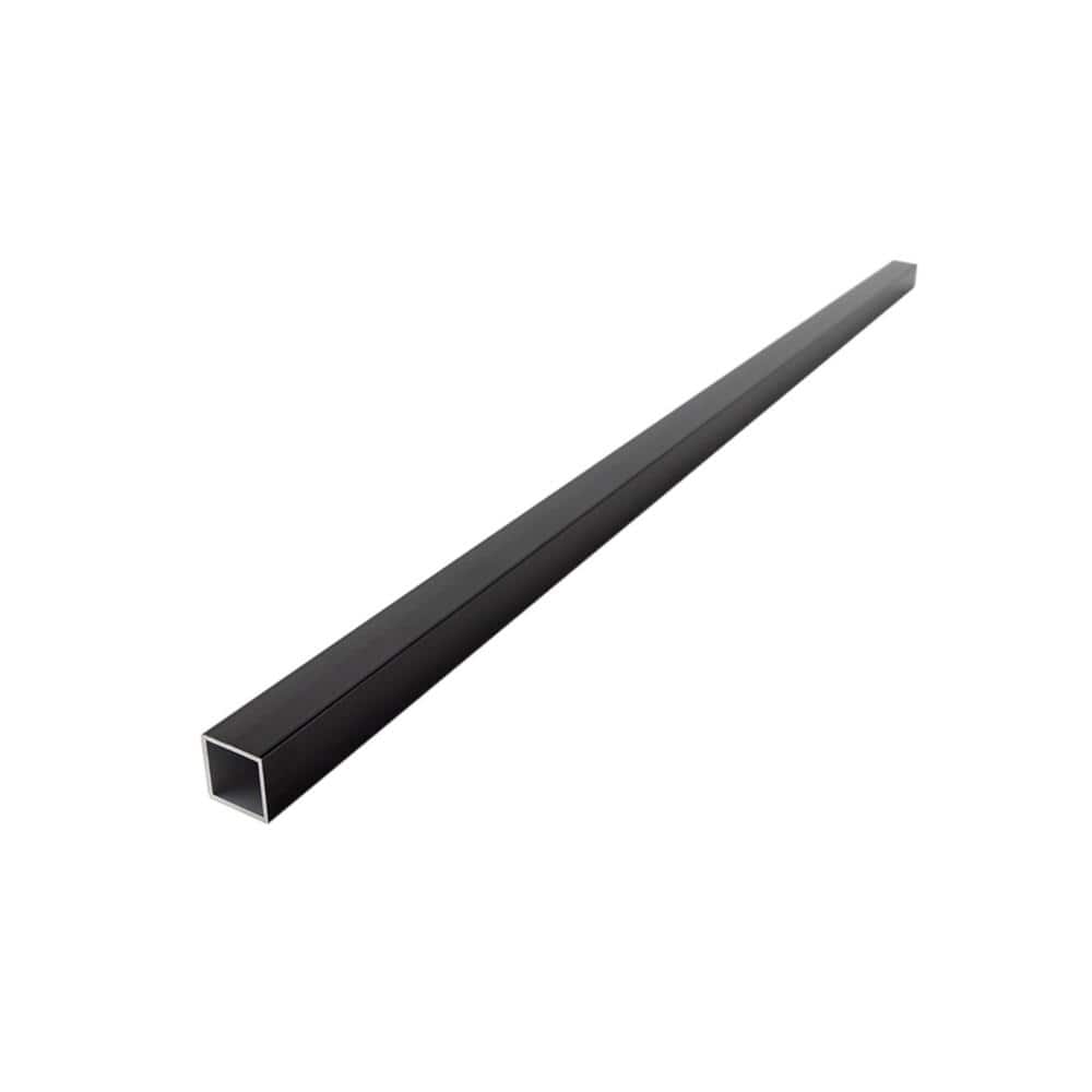 Deckorators 32 in. x .75 in. Satin Black Aluminum Square-Shaped Estate Baluster (100-Pack)