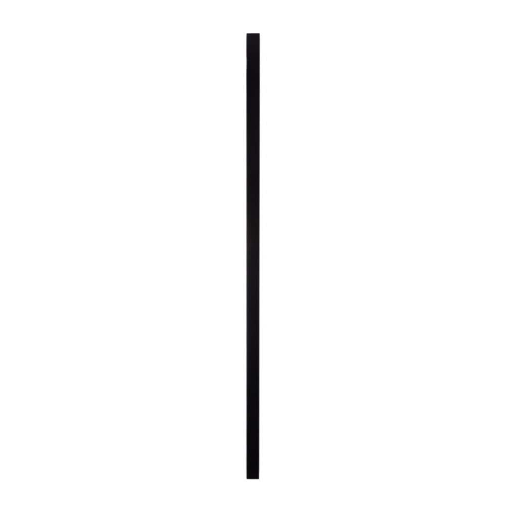 Deckorators 32 in. x .75 in. Satin Black Aluminum Square-Shaped Estate Baluster (100-Pack)