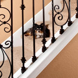 EVERMARK Stair Parts 5/8 in. Satin Black Angled Metal Baluster Shoe for Stair Remodel