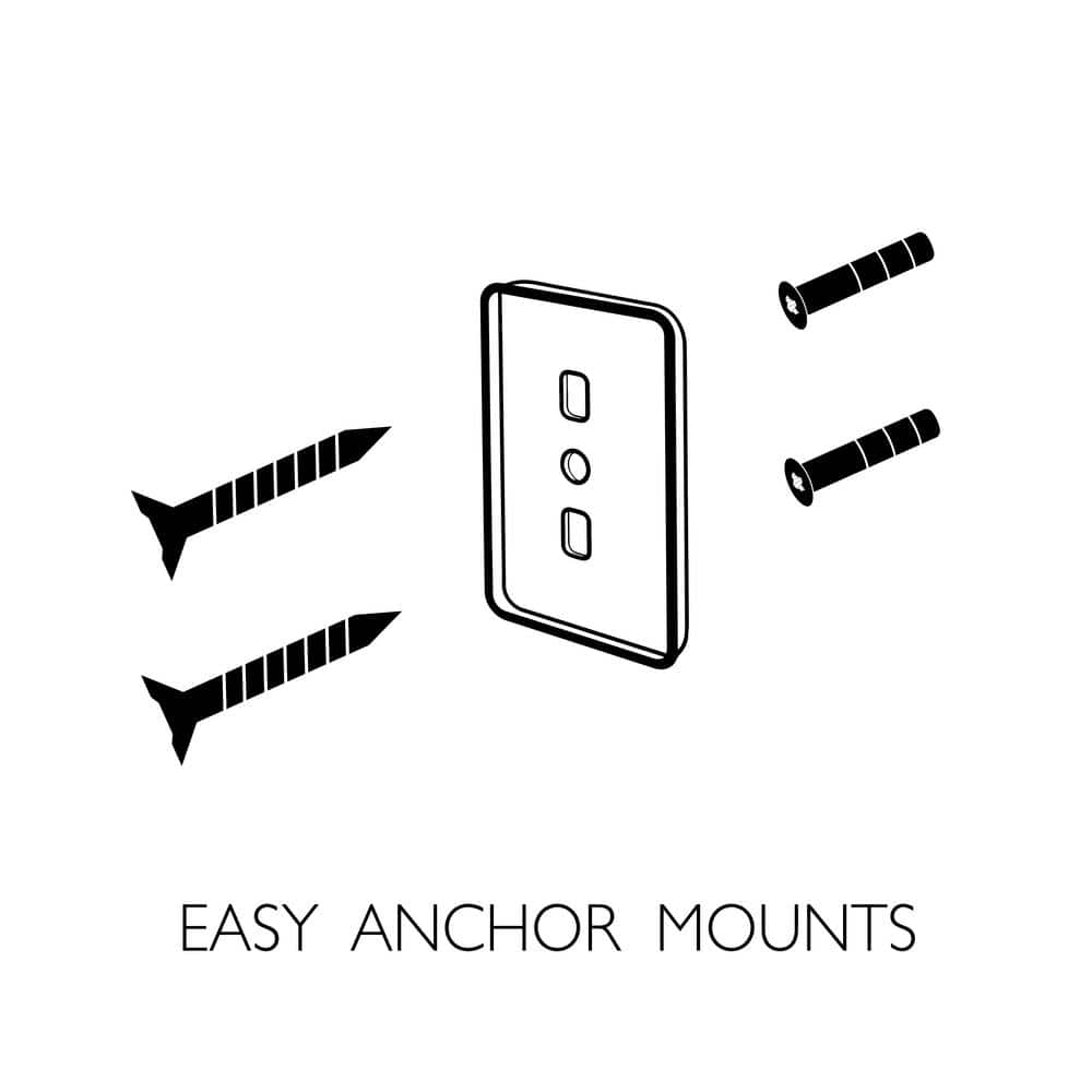 Design House Satin Nickel Jumbo Handrail Bracket (5-Pack)