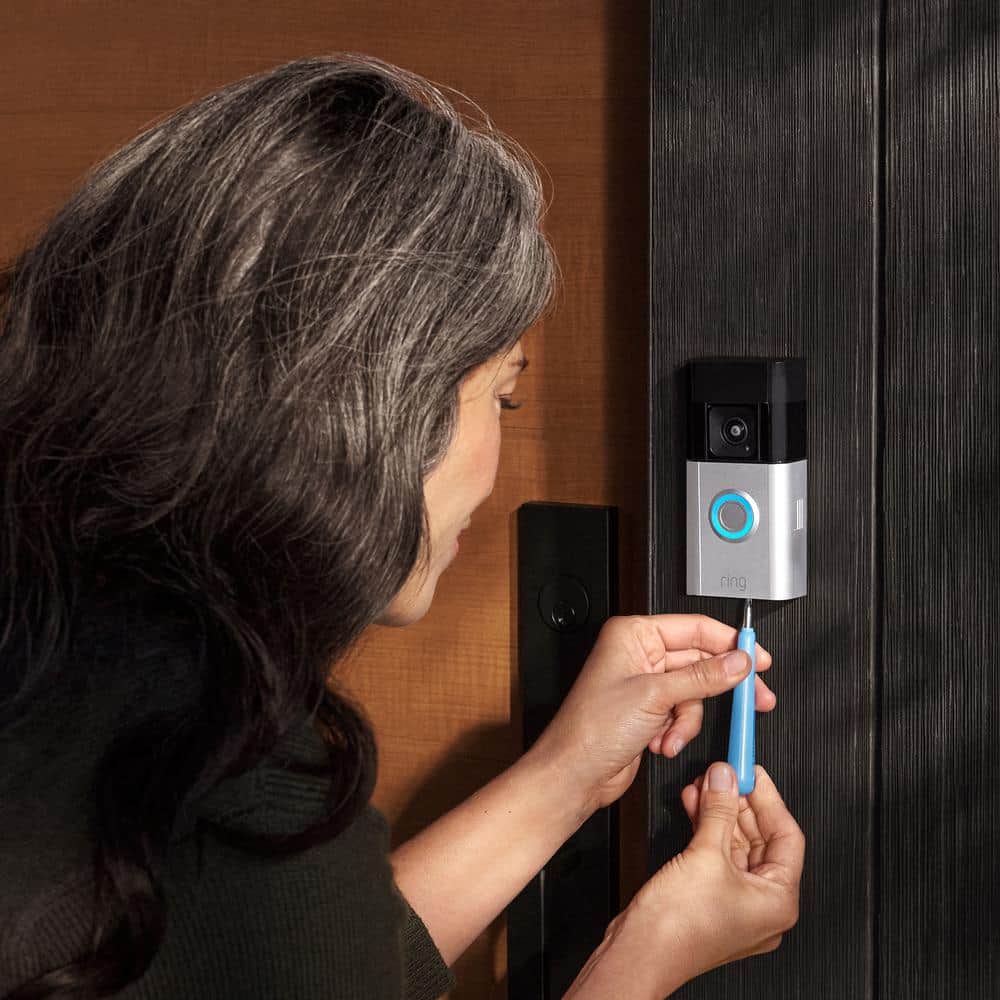 Ring Battery Doorbell Pro-Smart Wireless Doorbell Camera with Radar-powered 3D Motion Detection and Head-to-Toe HD plus Video
