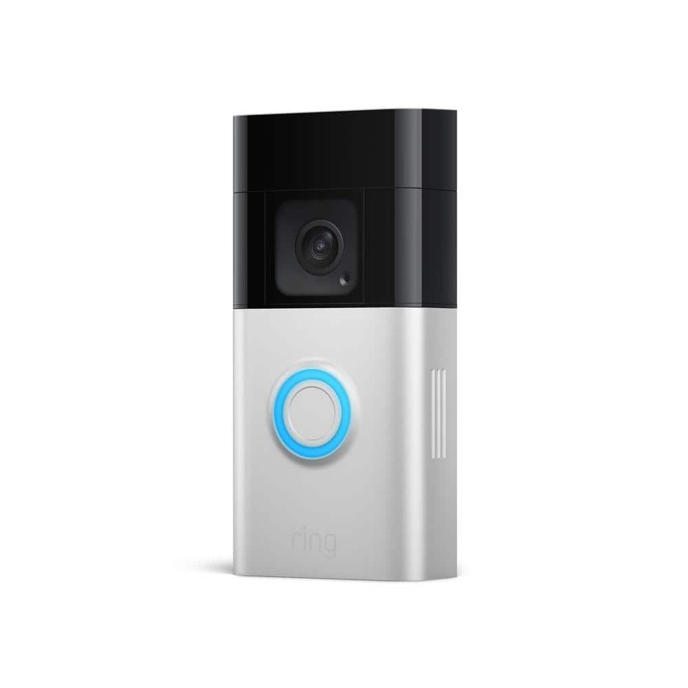 Ring Battery Doorbell Plus with Indoor Cam (2nd Gen) - Advanced Motion Detection and Two-Way Talk, White