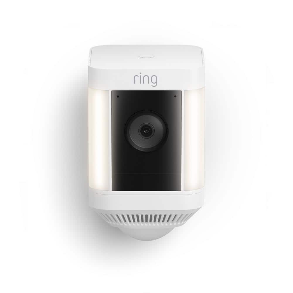 Ring Battery-Doorbell Pro with Spotlight Cam Plus Battery White