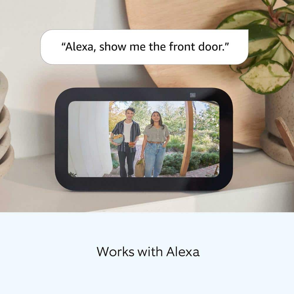 Ring Battery Doorbell with Head-to-Toe HD Video, Live View with 2-Way Talk, and Motion Detection-Satin Nickel, 2-Pack