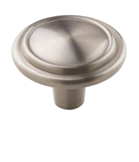 Allison Value 1-1/4 in (32 mm) Diameter Satin Nickel Cabinet Knob by Amerock