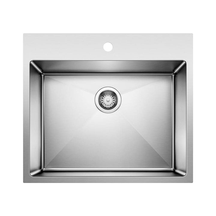 Blanco QUATRUS R15 Stainless Steel Laundry/Utility Sink, 25in x 22in