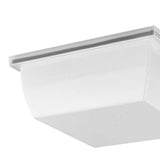 Progress Lighting Hard-Nox 11-in W White Outdoor Flush Mount Light