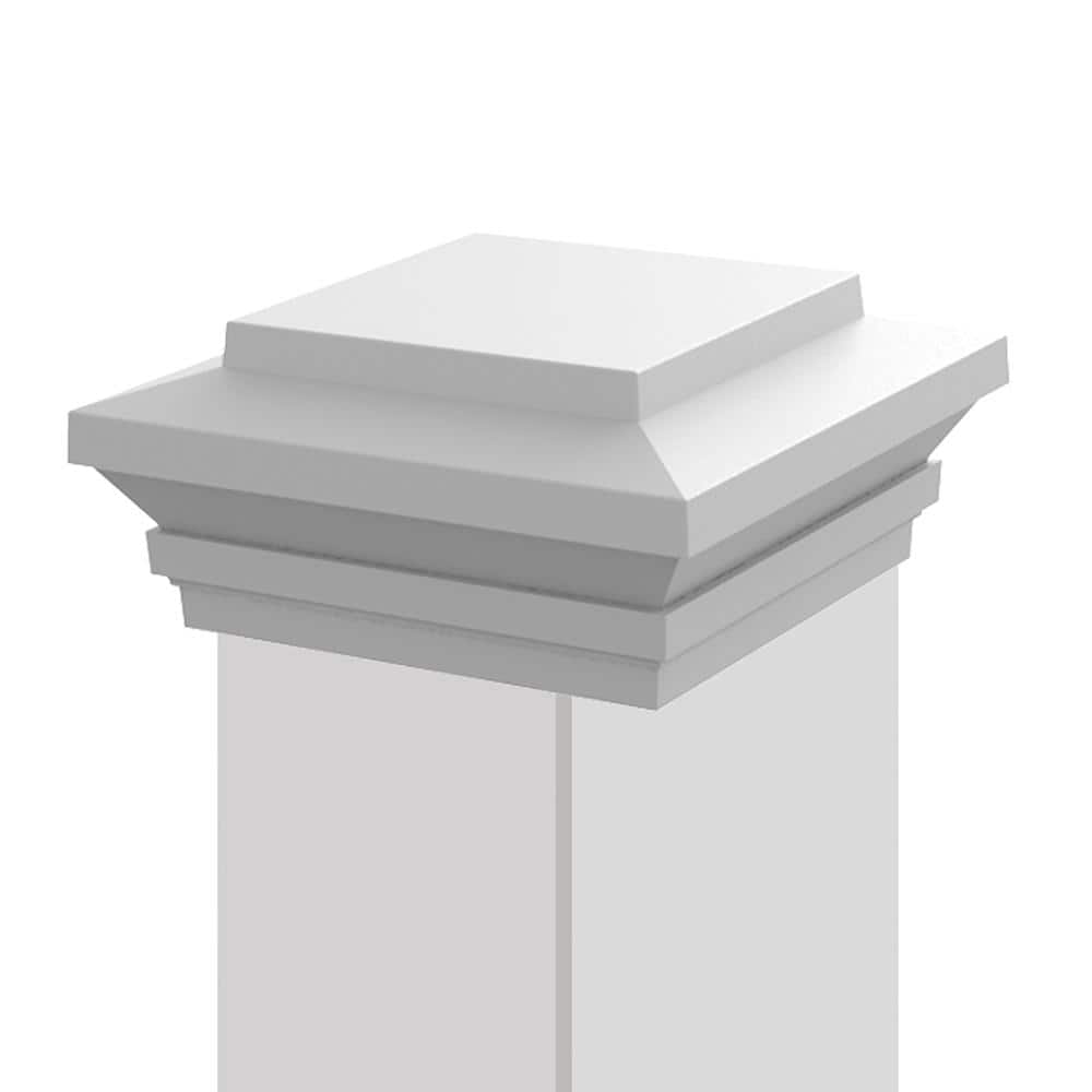 RDI Transform 5 ft. x 5 in. Zenith Post Cap in Satin White