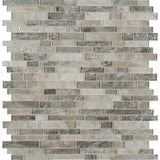 MS International Savoy Interlocking 12 x 12 x 8mm Glass Mosaic Wall Tile