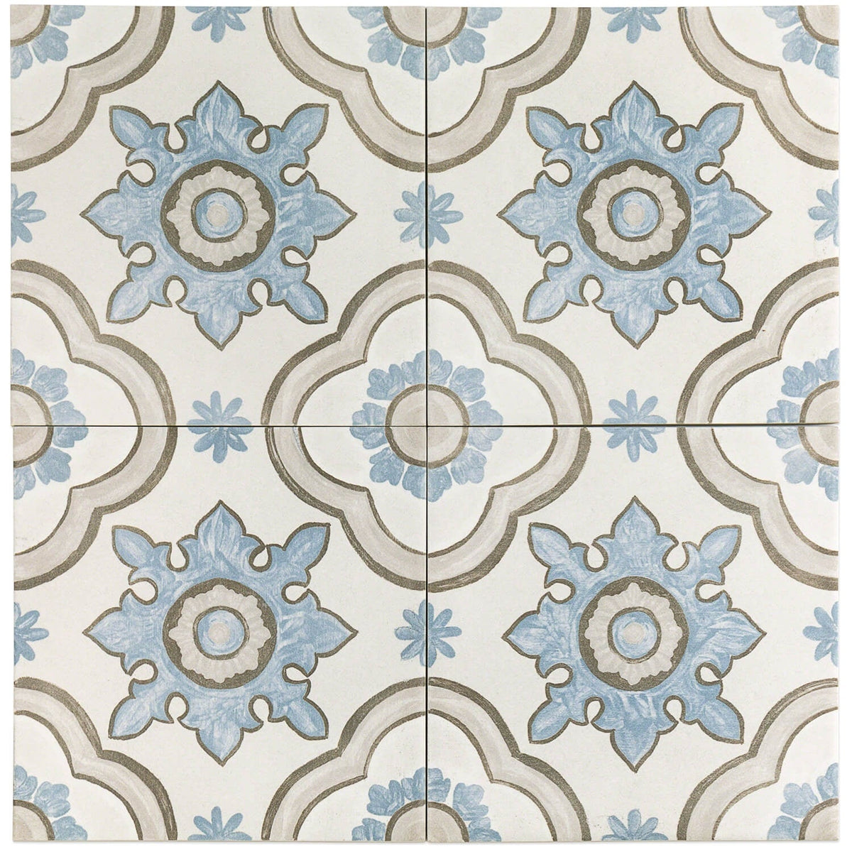Amadora Basma Multicolor 8x8 Matte Porcelain Tile - Lux Tile