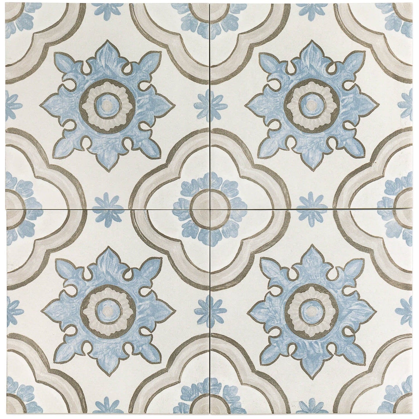 Amadora Basma Multicolor 8x8 Matte Porcelain Tile - Lux Tile