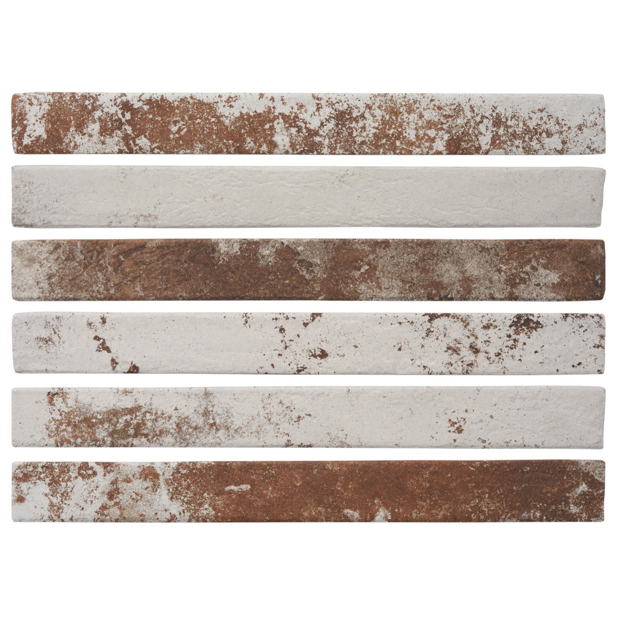 English Brick White 2x18 Matte Porcelain Tile - Tilebar