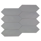 Aliante Dark Gray 4x12 Picket Matte Porcelain Tile - Lux Tile
