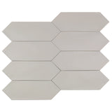 Aliante Light Gray 4x12 Picket Matte Porcelain Tile - Lux Tile