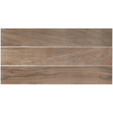 Silkwood Walnut Brown 8x48 Matte Porcelain Tile - Lux Tile