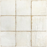 Angela Harris Dunmore Tirreno Decor 8x8 Polished Ceramic Wall Tile - White
