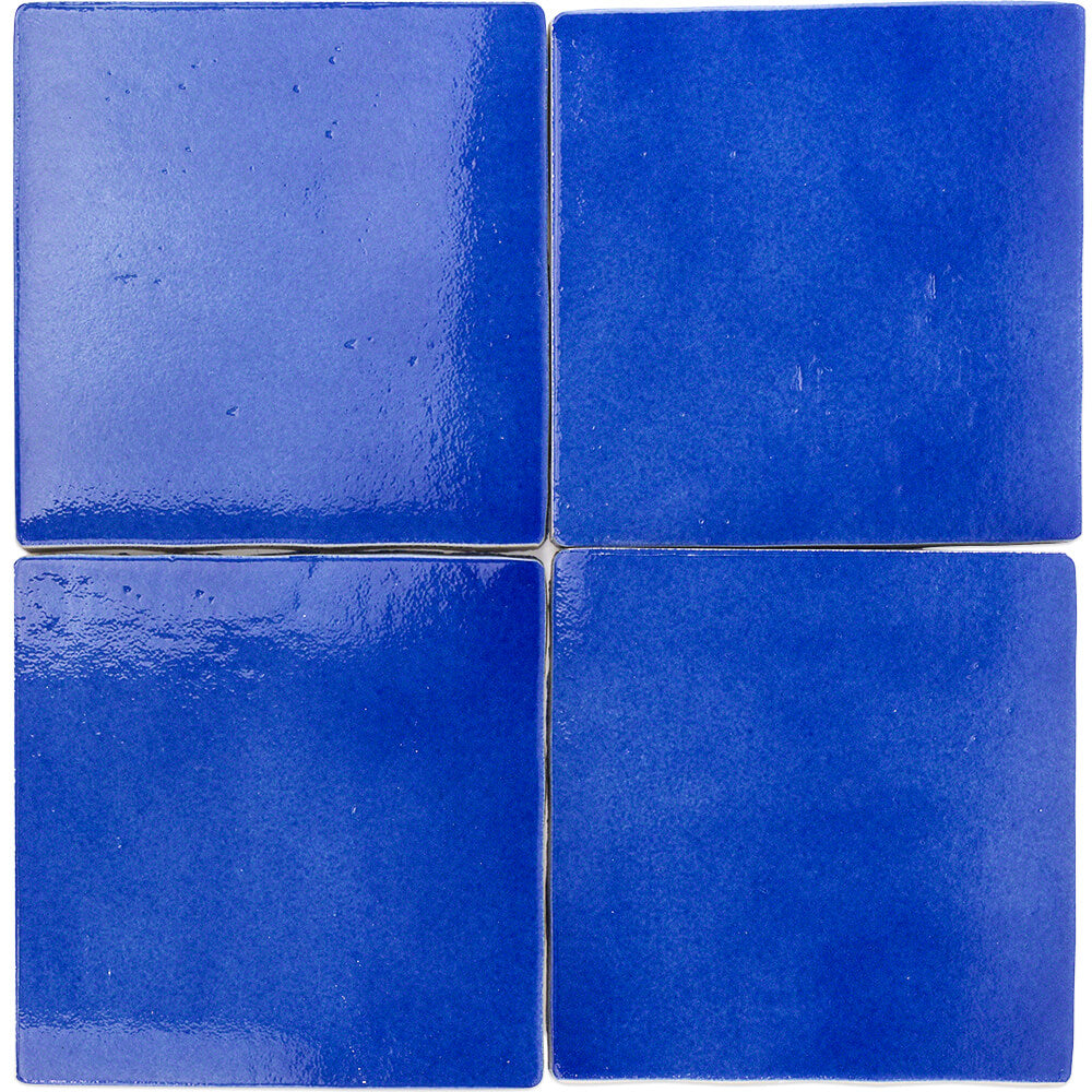 Cavallo Poseidon Blue 7x7 Glossy Porcelain Tile - Lux Tile