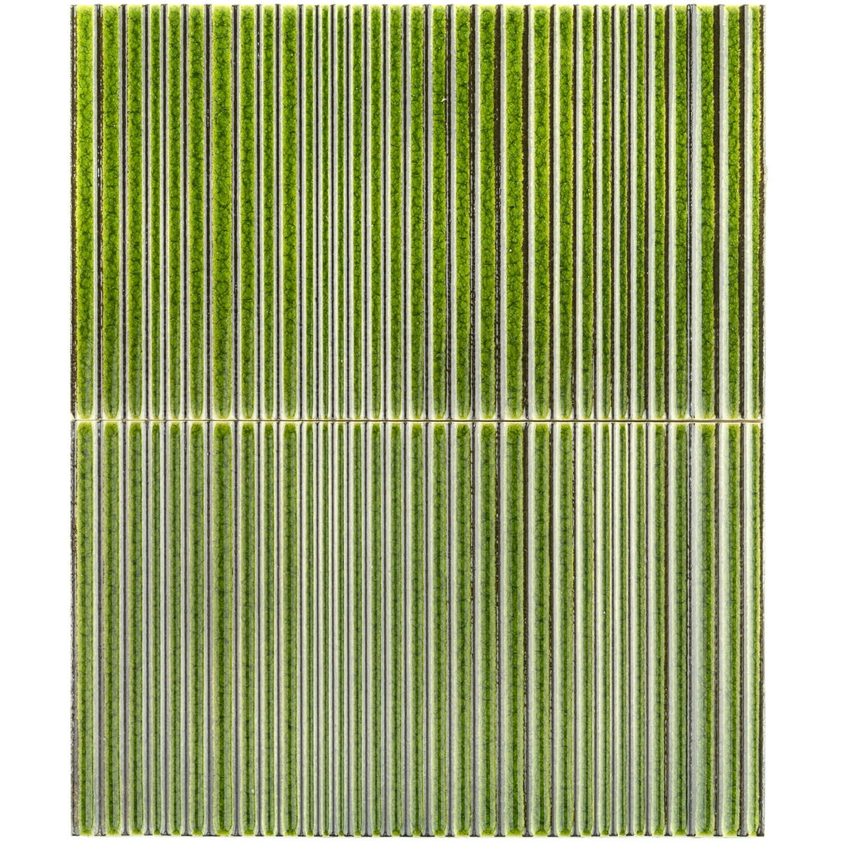 Arden Forest Ridge Lime Green 6x10 Glossy Porcelain Tile