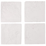 Navari White 5x5 Textured Glossy Ceramic Tile by Lux Tile