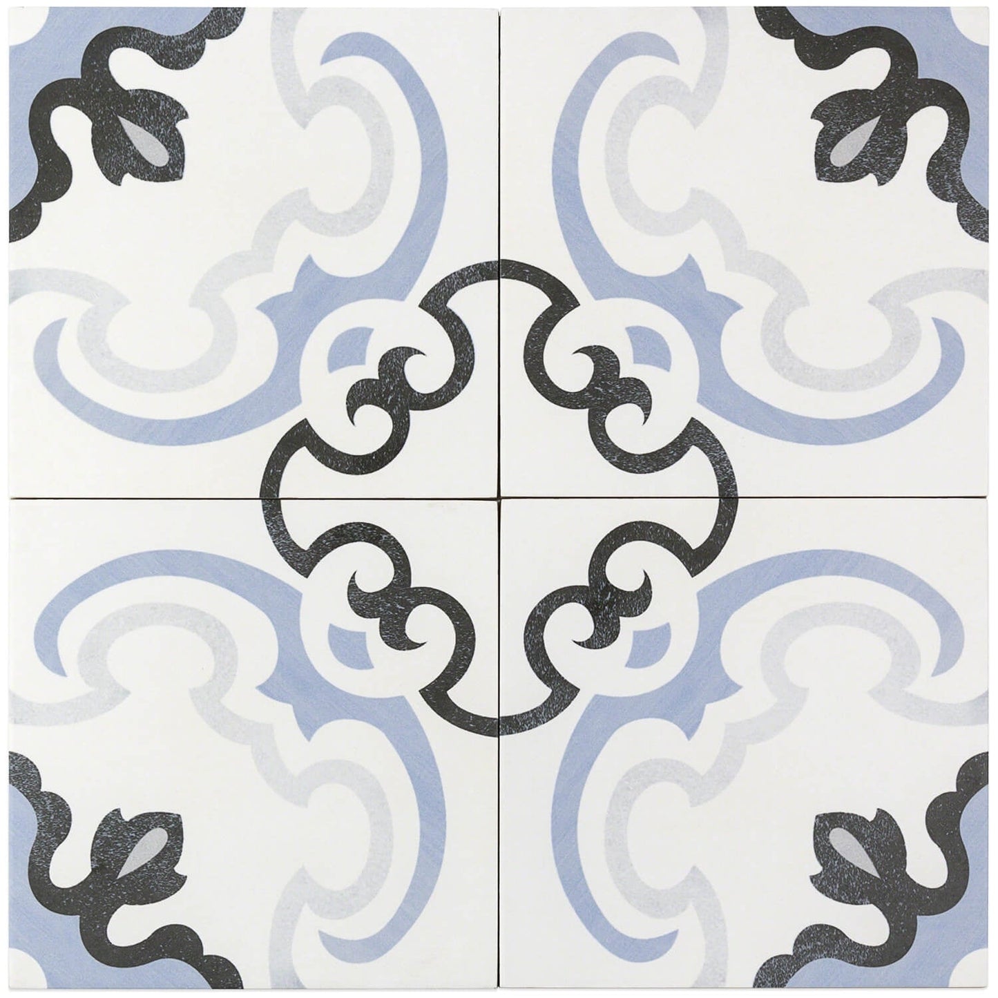 Bella Met Blue 9x9 Matte Porcelain Tile - Lux Tile